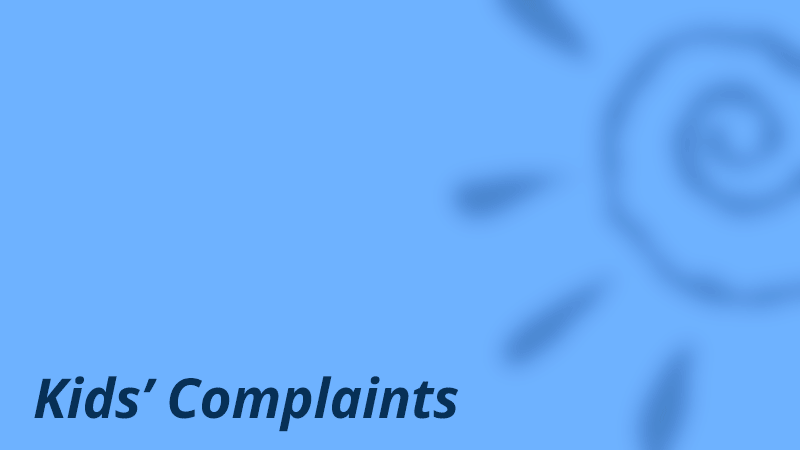 kids complaints and treatments at the health centre